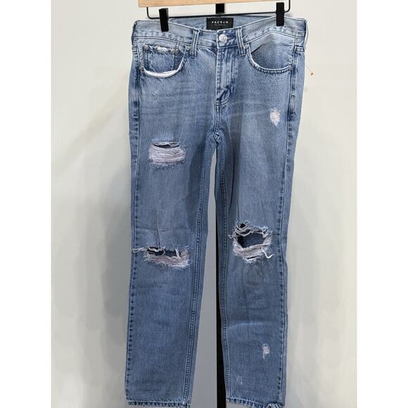 Pacsun Los Angeles Slim Ripped Jeans Mens Size 29x30 Slim - Picture 1 of 4